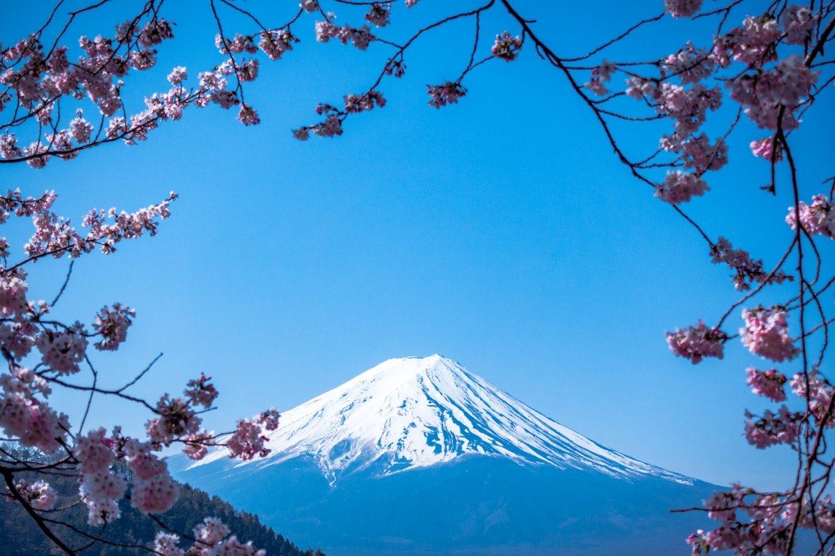 Pemandangan Gunung Fuji yang megah
